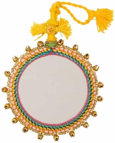 ZEN ETHIC – Round Mirror Gungroo 10 cm, Cotton, one colour, 10 cm