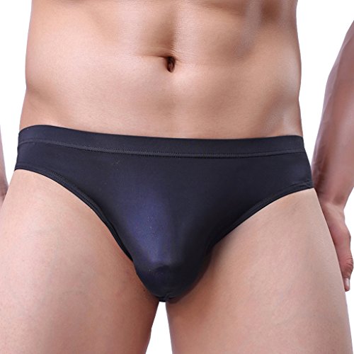 WINDAY Men Briefs Breathable Ice Silk Triangle Bikinis and Briefs N042