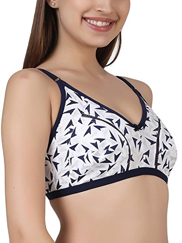 Image of Clovia Women's Cotton Non-Padded Non-Wired Printed Full Cup Bra