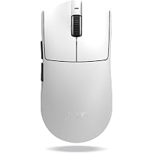 ATK Blazing Sky X1 Wireless Gaming Mouse   Ultra-Light 49 54 g, PixArt PAW3950/3950 Ultra Sensor, Quad-Mode Connectivity, 8K Polling, Optical Switches, Nordic 52840 MCU X1 SE, White