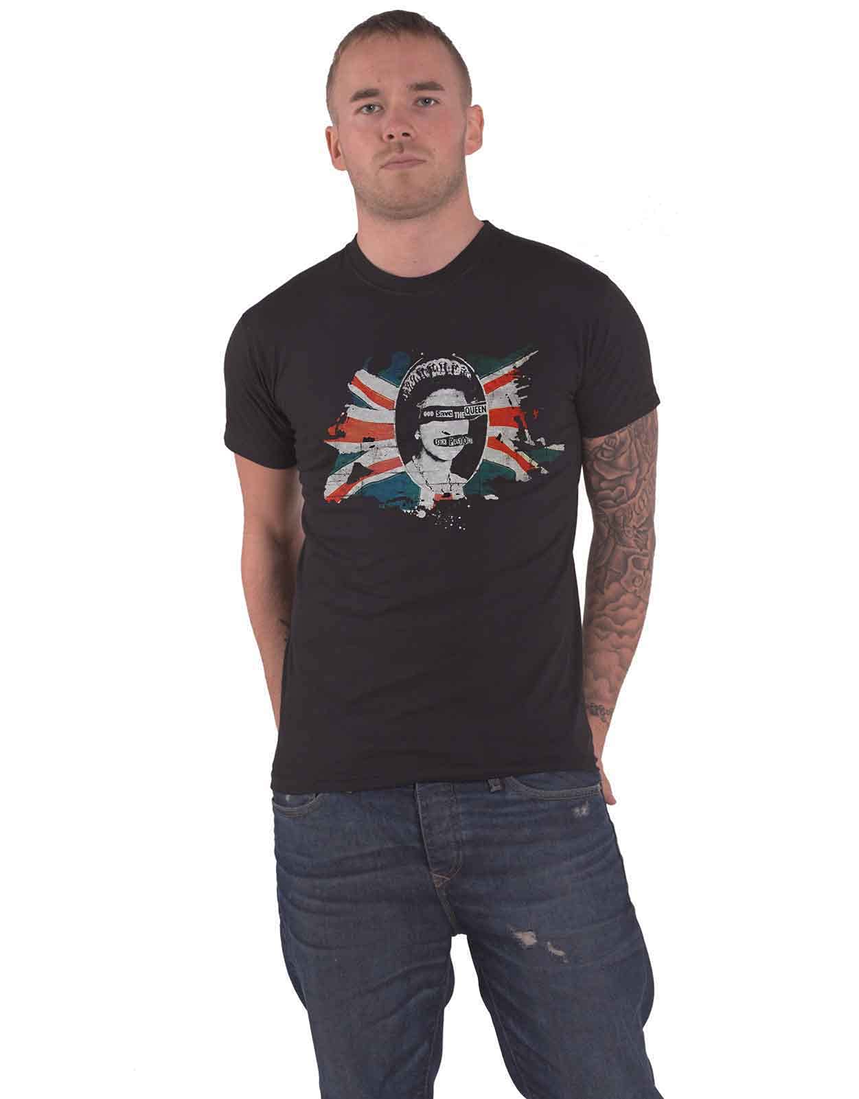 The Sex Pistols God Save The Queen Unisex T-Shirt Official Merchandise (Large)