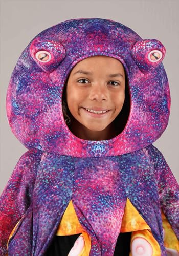 Disfraz morado de pulpo para niños 4T miniatura 4