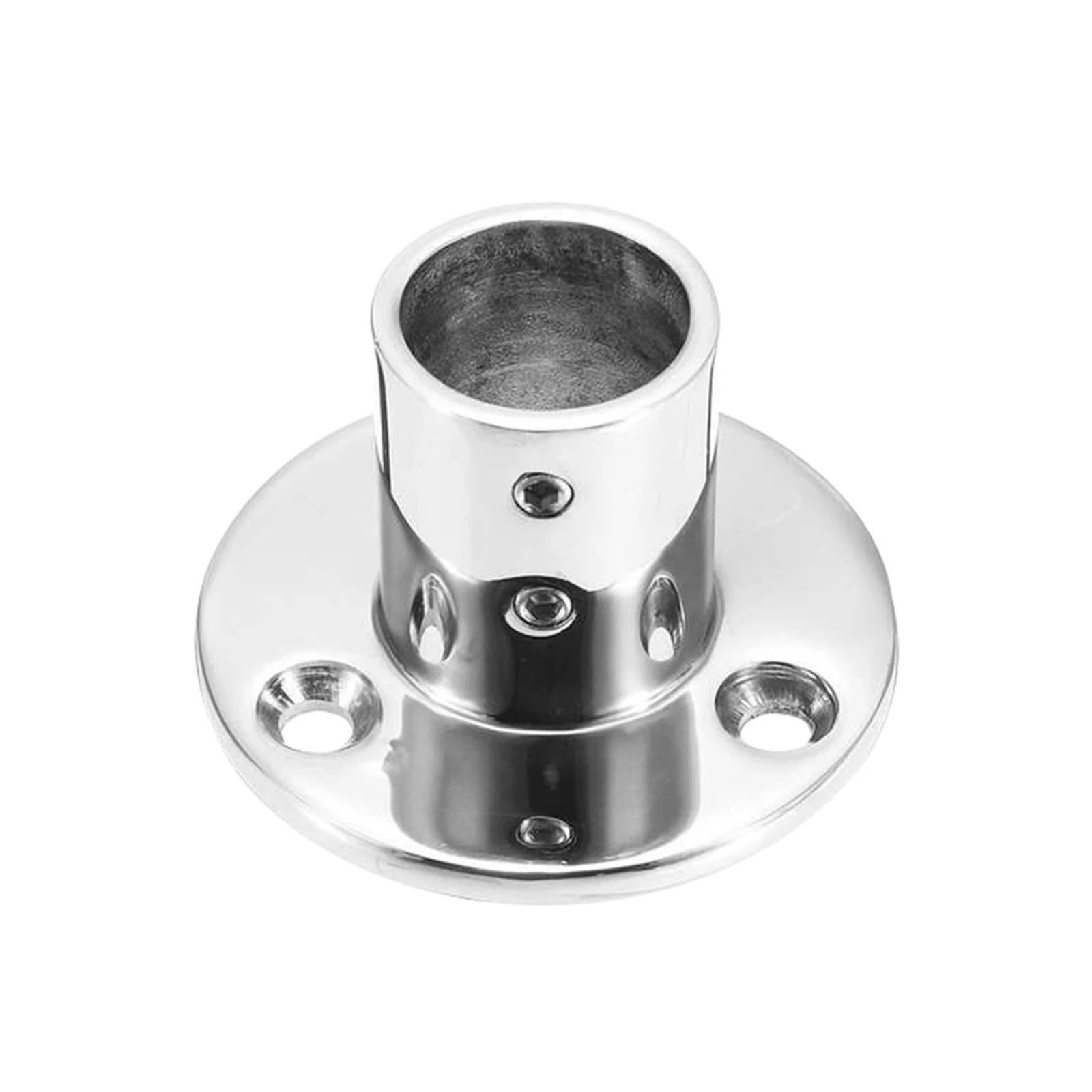 Mtmxalbbr One Color 90° Round Pipe Base 316 Stainless Steel Boat Mount Stanchion Handrail Fitting Marine Accessories(25Mm)