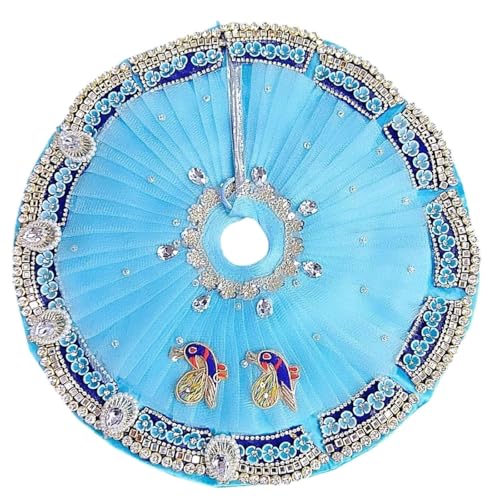 Image of Partish Laddu Gopal Janamashtmi Dress Size 0 l Ladoo Gopal Dress l Kanha Ji Dress Size 0 1 2 4 5 6 (Peacock)