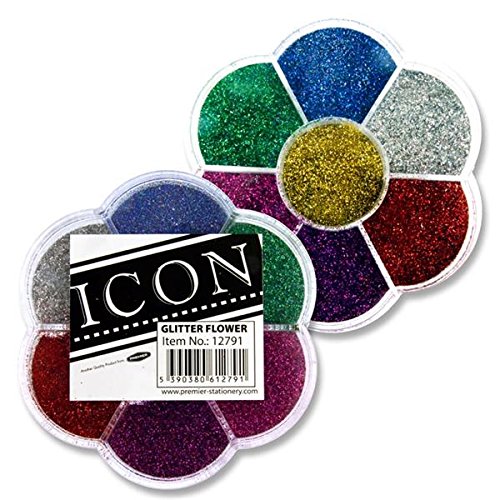 Premier Stationery g3812791 Icon Blume Box Glitzer – Mehrfarbig 