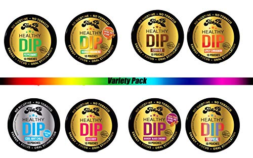 TeaZA Herbal Energy Variety Pack Pouches -Nicotine Free, Tobacco Free Pouches, Caffeine Free
