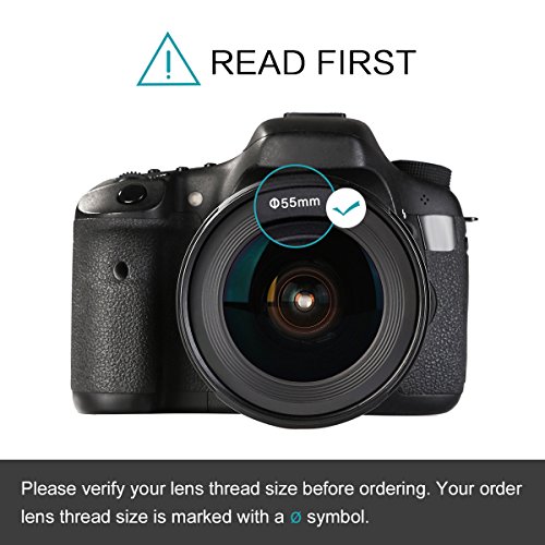 Conjunto de filtros de lente fina K&F Concept (FLD + CPL + UV + cor graduada azul + laranja + cinza,