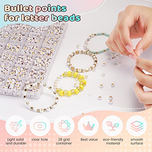 FZIIVQU 1450 Pieces Letter Beads Kit - Image 3