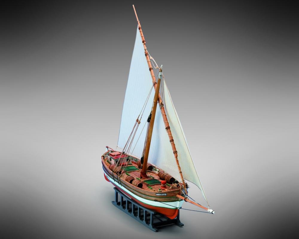 MINI MAMOLI - Modello Kit Barca BREGANTE-LEUDO MEDITERRANEO Serie MINIMAMOLI Scala 1:72 - DUS_MM68