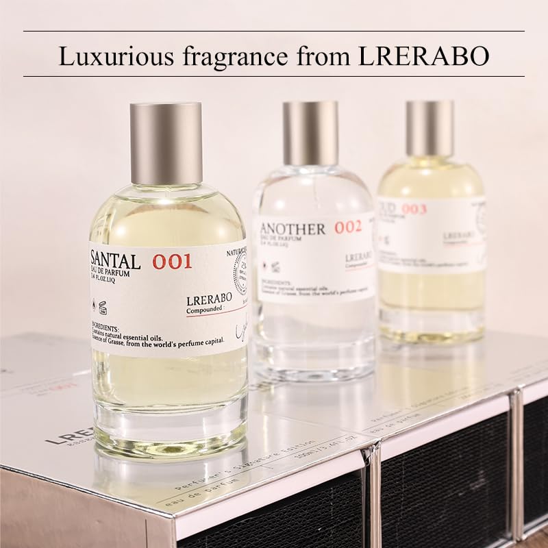 LRERABO Signature Edition No.001- Santal 001, Woody Aromatic Long-Lasting Unisex Fragrance - Sandalwood, Leather, Cedar - Clean & Vegan, Cruelty Free 100ml - Image 8