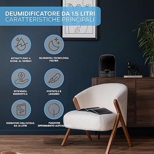 MONHOUSE Deumidificatore da 1500 Ml