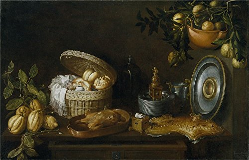 The Polyster Canvas Of Oil Painting 'Hiepes Tomas Bodegon 1668 ' ,size: 18 X 28 Inch / 46 X 71 Cm ,this Replica Art DecorativePrints On Canvas Is Fit For Home Theater Gallery Art And Home Decoration And Gifts