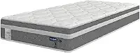 Colchão Solteiro Molas Ensacadas Euro In Up 88x188x26cm Cinza/Branco Probel