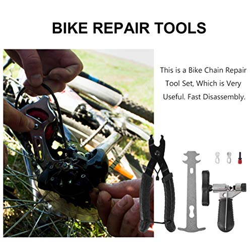 BESPORTBLE Kit de Ferramentas para Conserto de Corrente de Bicicleta Verificador Extrator de Alicate