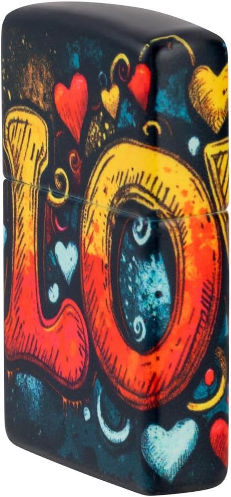 Encendedor Zippo grabado personalizado diseño amor miniatura 4