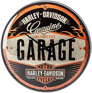 Nostalgic-Art 51083 Harley-Davidson - Garage, Wall Clock 31cm