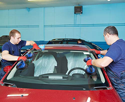 Imt Heavy Duty Dual Vacuum Suction Cup Glass Lifter With Curved Pads, Strength Handheld Stone Handling Tool, 330Lb Horizontal Suction Cup #TOP1