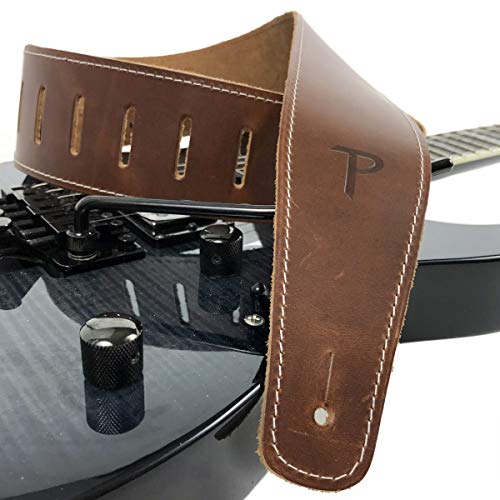 Perri’s Leathers Ltd. – Sangle de Guitare – Cuir de Baseball (série) – Marron – Ajustable – Pour Guitares Acoustiques… - Les Beatles, Paul McCartney, John Lennon, RIngo Starr, George Harrison Perri's Leathers Ltd. - Sangle de Guitare - Cuir de Baseball (série) - Marron - Ajustable - Pour Guitares Acoustiques… – Image 6
