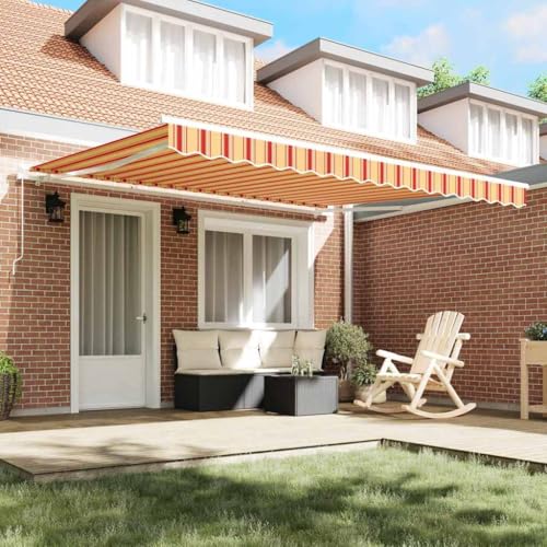 Auvent rétractable de 4m de large pour protection solaire