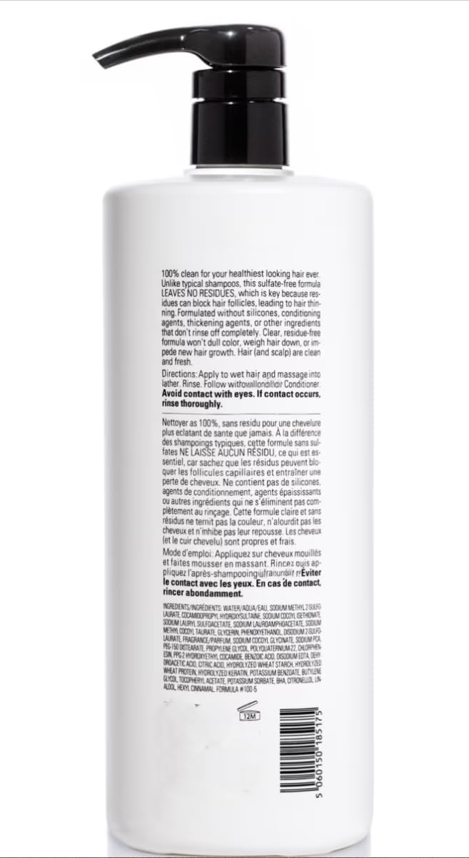 Shampoo Color Security, formula senza solfati per capelli trattati, protezione UV e difesa dallo sbiadimento, per colori vivaci e duraturi, qualità professionale da salone di bellezza, 946 ml