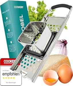 Cookery Edelstahl Spätzlepresse Profi-Qualität