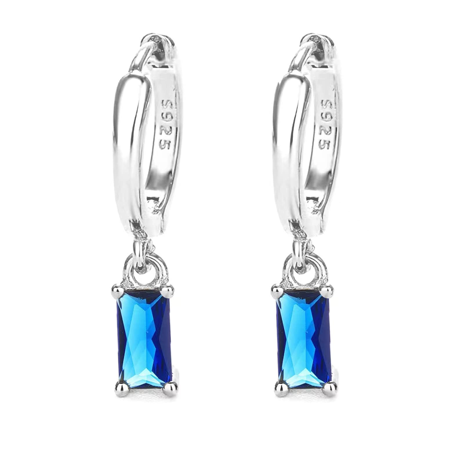 Orecchini A Cerchio Con Orecchini Pendenti, Orecchini Donna Lunghi Donna Oro 14K Orecchini Donna Oro Bambina e Uomo 2Pz
