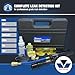 Mastercool 53451-110 Rechargeable UV Leak Detection Kit – Includes High-Intensity UV Flashlight, 2 oz Refillable Dye Injector, Universal Dye, Glasses & Accessories – A/C, Oil, Coolant Leak Locator