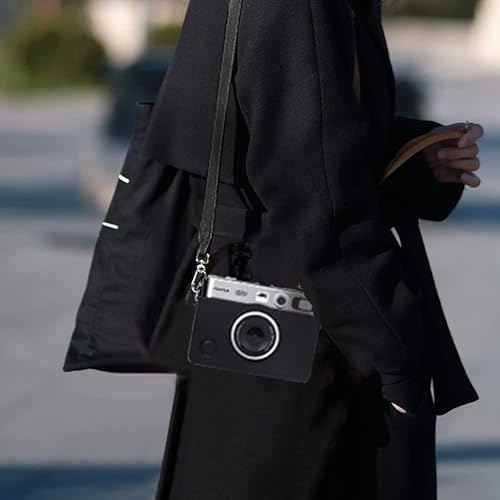 Miniatura 6 de CAIYOULE Mini EVO - Funda protectora para cámara híbrida digital instantánea Fujifilm Instax Mini EVO, accesorios Mini EVO con bolsa de piel