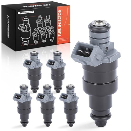 A-Premium Fuel Injectors Compatible with Jeep Grand Cherokee 1996-1998, Wrangler 1997-1998, Cherokee 1996-1998, TJ 1997-1998, L6 4.0L, Set of 6, Replace# RL030778AB