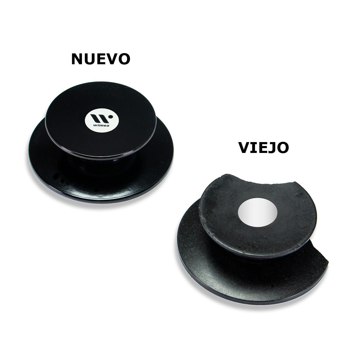 Oppaha Pomos de olla compatibles con AMC al 100% con rosca de latón y baquelita antiquemaduras, juego de 2 unidades