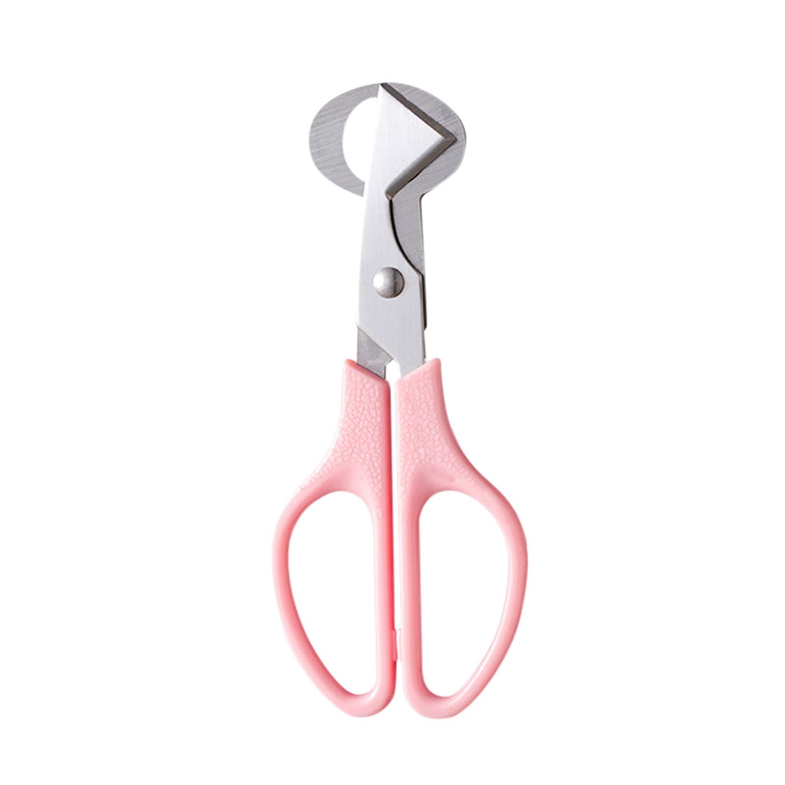Egg Shell Scissors - Portable Quail Egg Cracker, Cracker Multifunctional Egg Slicer, Stainless Steel Egg Opener Scissor With Comfortable Handle, Egg Shell Remover Separator Kitchen Tools (Pink)
