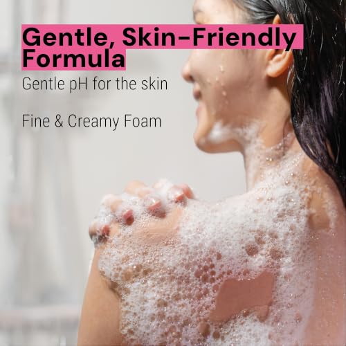 Image of Panier des Sens Rose Body Wash, French Shower Gel, 6.8 fl oz | Vegan Body Wash | 96% Natural-Origin Ingredients | Gentle Daily Cleansing | Long-Lasting Fragrance | Soft Skin Feel