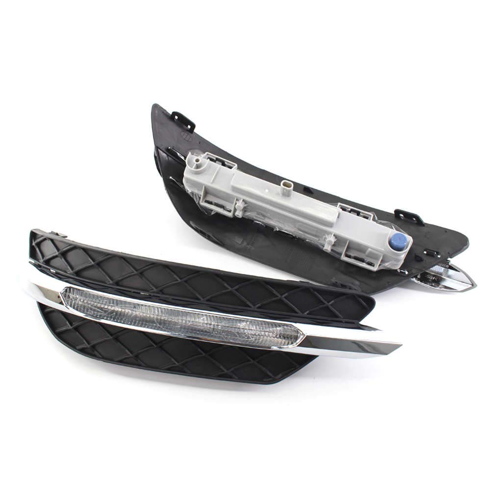 Kit luci diurne giornaliere Kit luci di Marcia Diurna a LED DRL Gruppo Ottico fendinebbia per Il 2012-2014 Mercedes-Benz W204 Classe C C250 C300 C350 2048803224 2048803324