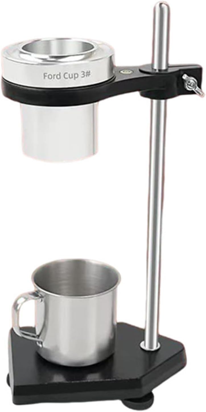 Przepływomierz lepkościowy, aluminiowy wiskozymetr o pojemności 100 ± 1 ml, mosiężna dysza do farb, lakierów, lakierów i atramentów – dokładne narzędzie do pomiaru cieczy
