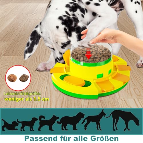 Dufuso Hundespielzeug Intelligenz, Hunde intelligenzspielzeug für Hunde Große/mittlere/Kleine Hunde Spielzeug intelligent-Stufe 2 (mittel)