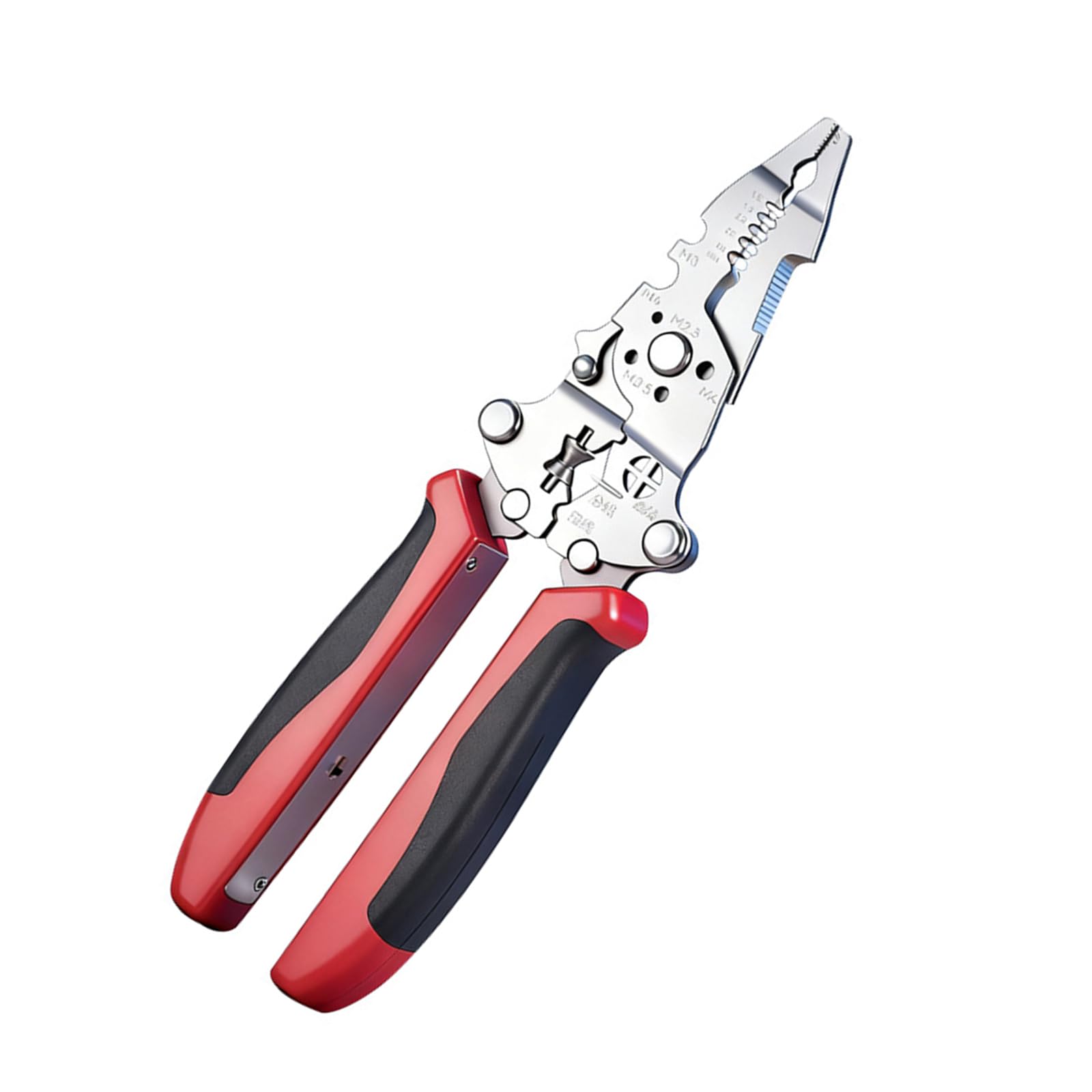 Zepfjhe Light Portable Space Saving Crimper Tool With Ing For Low Conditions Tight Environments Wire Stripper Pliers