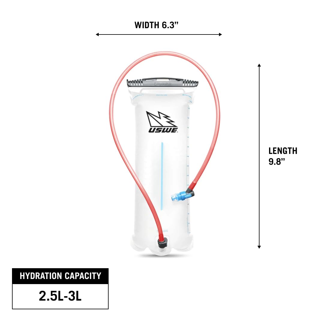 USWE Sports AB Borraccia unisex per adulti, 2179322101, trasparente, 3 l