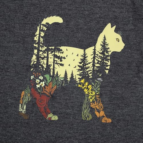 Image of JINTING Cat Shirts for Women - Loose Fit Lightweight Short Sleeve Graphic Tee