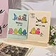 GLOBLELAND Klare Stamps Mit Lustigen Vögeln Und Zweigen Cartoon Tiere Silikon Stempel Siegel Silikonstempel Für DIY Scrapbooking Karten Erstellen von Fotoalben Und Tagebüchern
