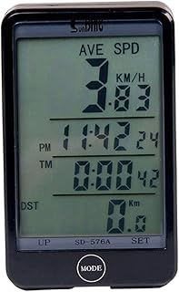 BESPORTBLE Bicicleta De Exercício Ciclismo Computador De Ciclo Computador De Bicicleta Computador De Bicicleta Velocímetro Odômetro Luminoso Mountain Bike Bicicleta Preta Medidor De