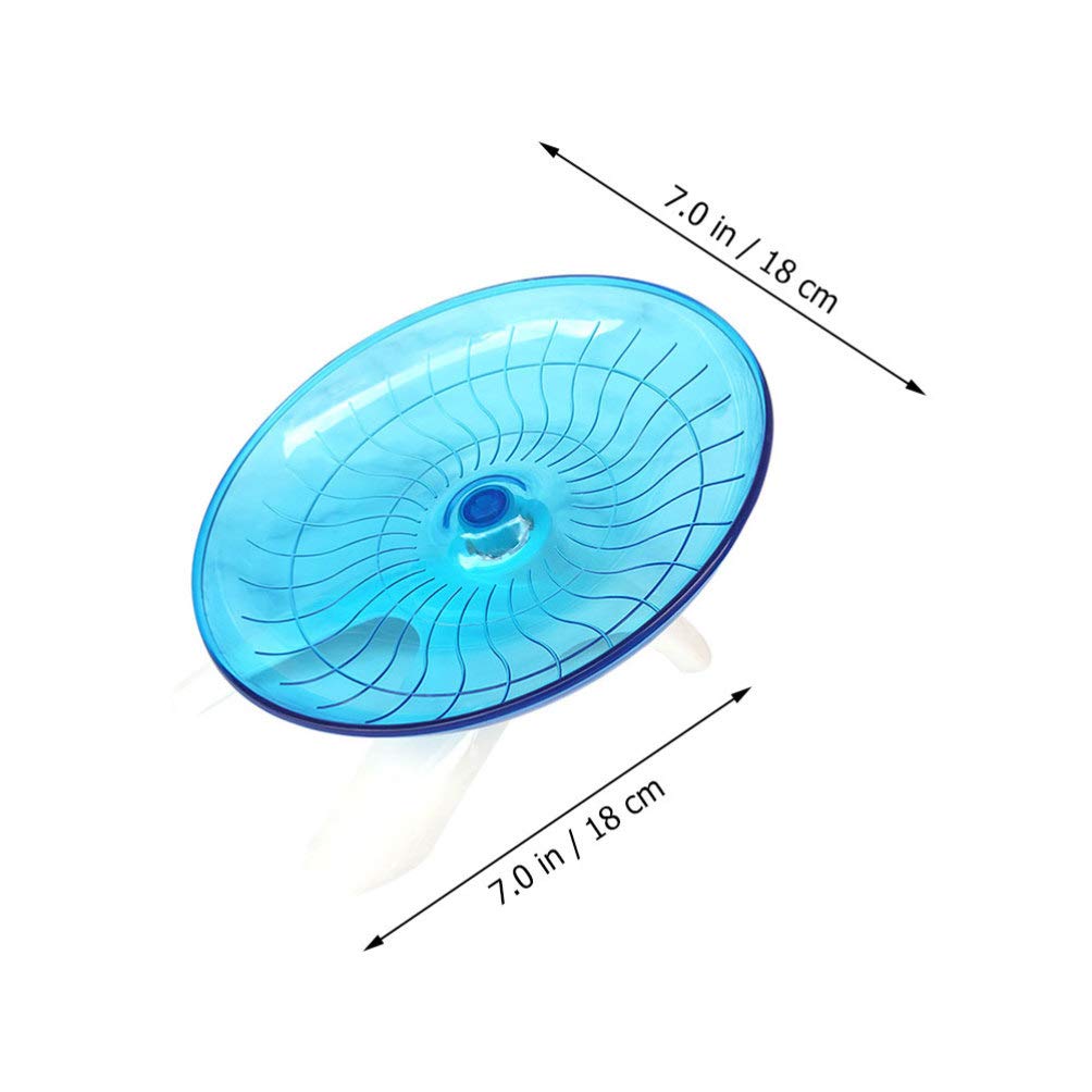 Hamster Flying Saucer Silent Running Exercise Wheel for Gerbil Rat Mouse Hedgehog Small Animals ¼ˆ Random Color