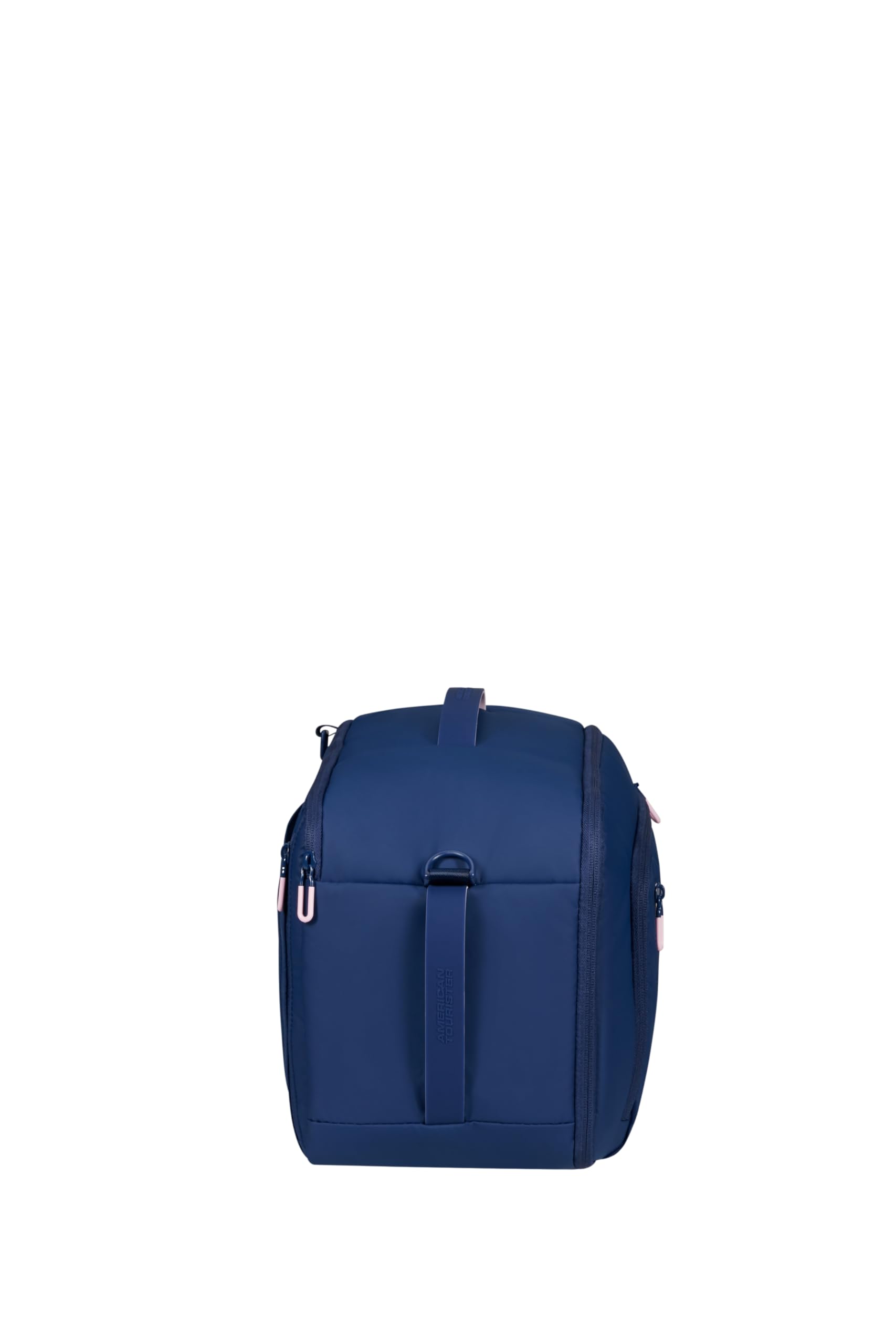 American Tourister Puffypop - Bagage Cabine Sous-Siège Femme (40 x 25 x 20 cm, 21 L, 0.70 kg) - Sac de Cabine Polyvalent 3-Way, Sac à Dos Avion avec Compartiment Ordinateur 14" - Bleu (Navy)