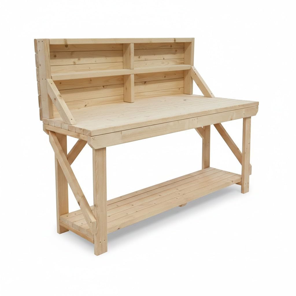 Arbor Garden Solutions Wooden Log Store With Door W-146CmH-126CmD-88CmNatural (Light Green) Finish from B&Q