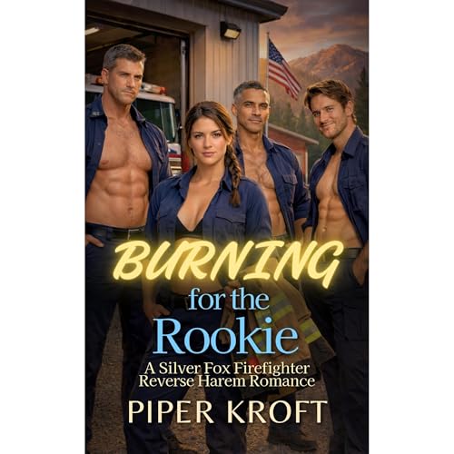 Burning for the Rookie Audiolibro Por Piper Kroft arte de portada