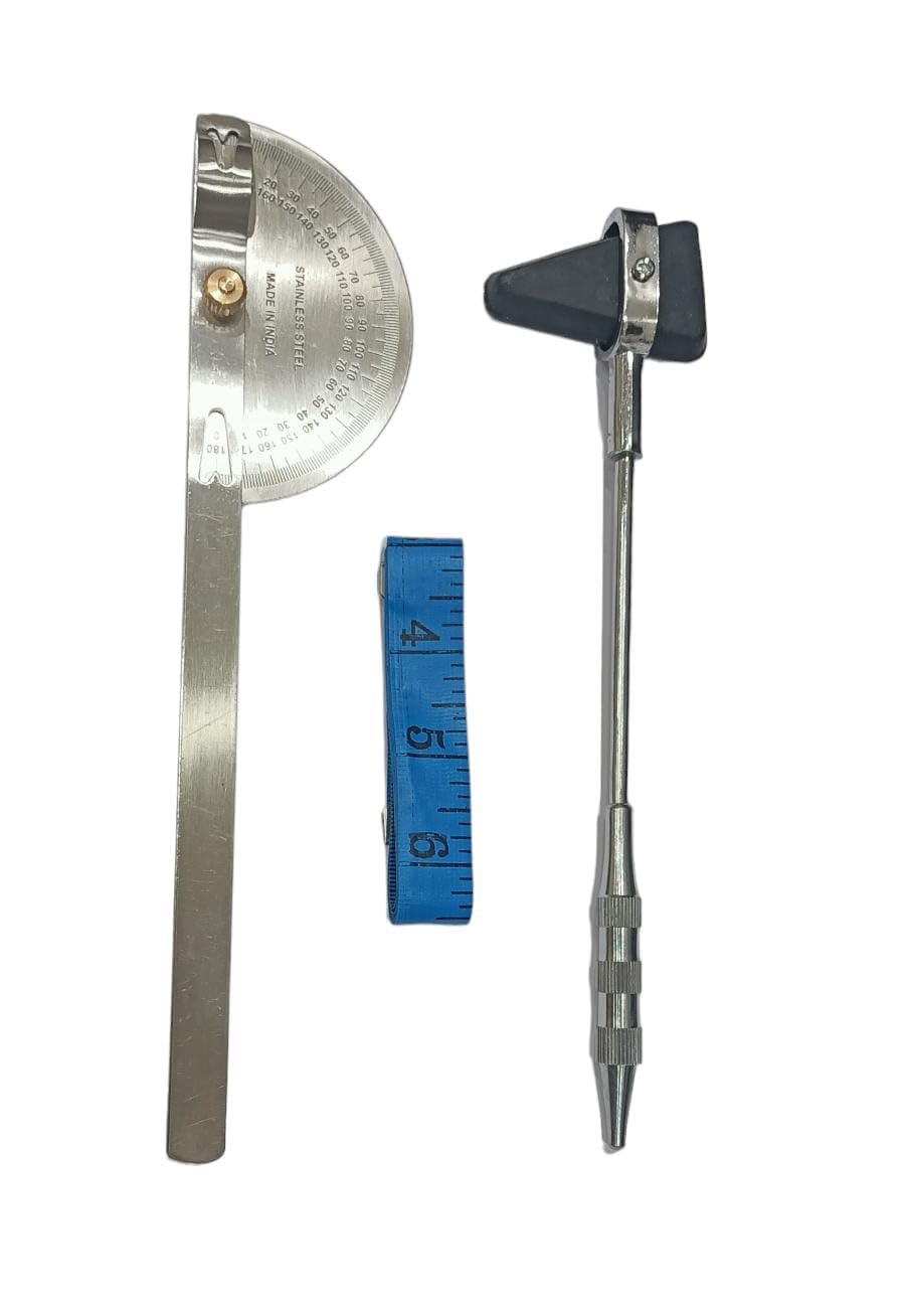 Forgesy Goniometer, Knee Hammer, Measuring Tape Medical Equipment Combo (B0CF5KH6VV) Amazon Price History, Amazon Price Tracker