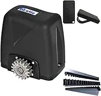 Kit Motor Portão Rossi Atto 110V/220V Turbo Deslizante 3M Cremalheira 2 Controles (220, Volts)