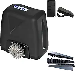 Kit Motor Portão Rossi Atto 110V/220V Turbo Deslizante 3M Cremalheira 2 Controles (220, Volts)