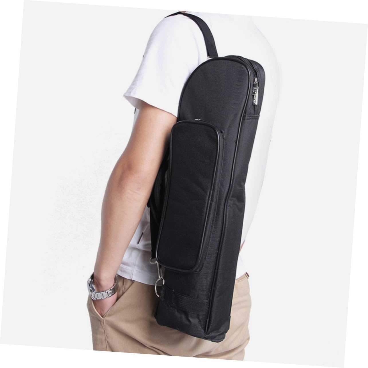 Beaupretty Estuche para Trompeta de Tela Oxford Compartimentos Separados y Correa Hombro para Trompetista