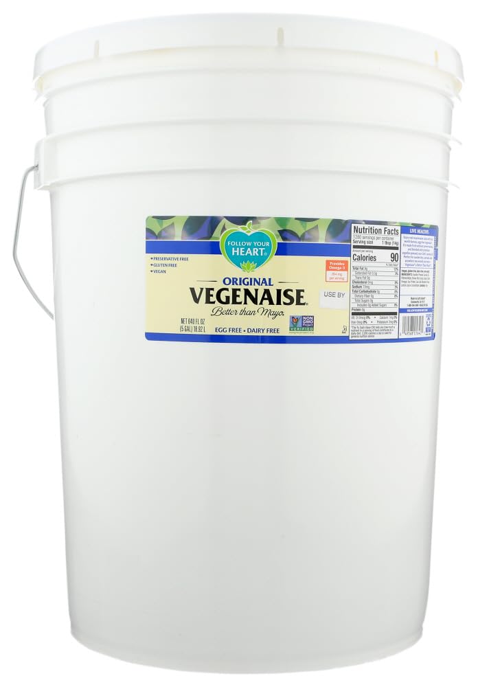 Amazon.com : Follow Your Heart Original Vegenaise, 5 Gallon - 1