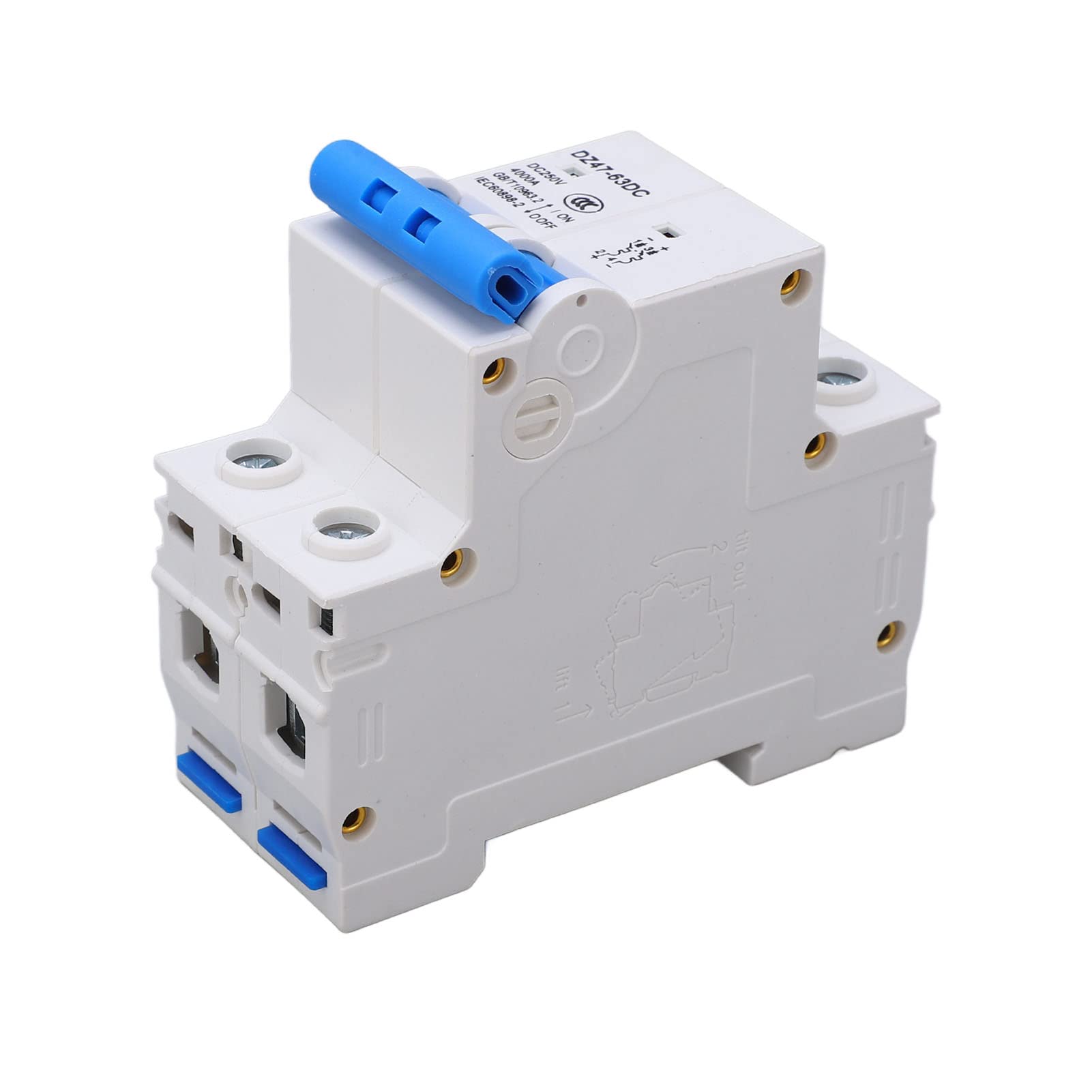 Hyuduo DC Circuit with Photovoltaic Switch High Performance DC250V Alleumeur for Residences, Offices, Factories (16A)